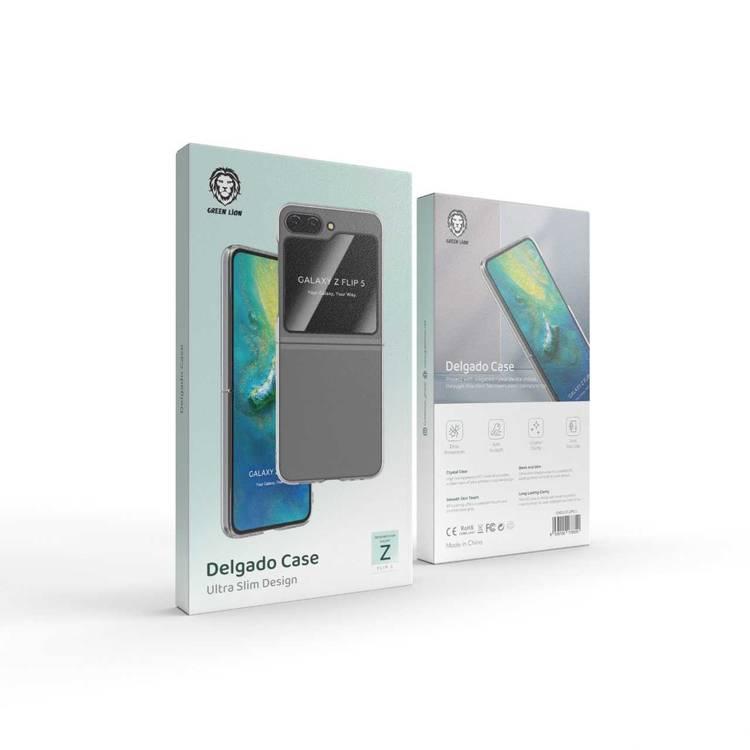 Green Lion Delgado Case For Samsung Galaxy Z flip 5 - Clear