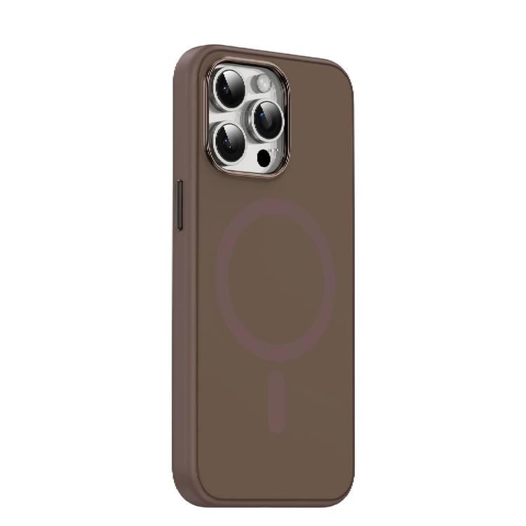 Green Lion iPhone 15 Pro Max For Duo Liquid Silicone Case - Brown