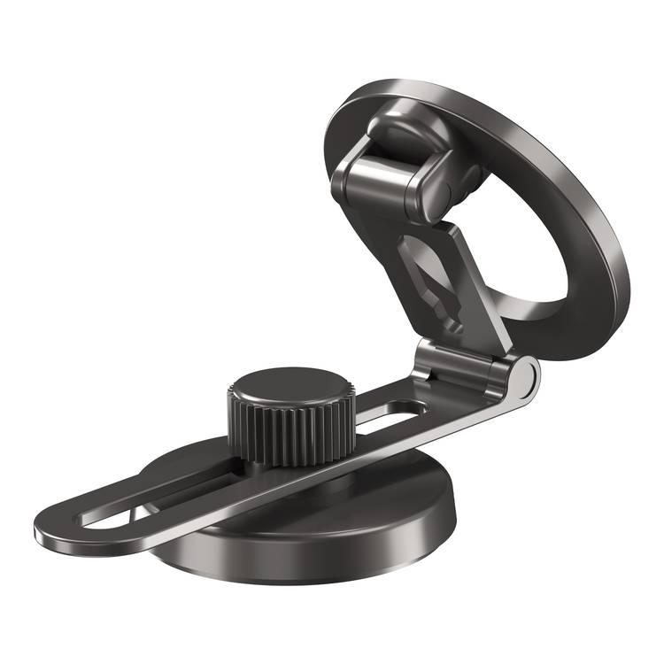 Porodo MagSafe Car Mount with Zinc Alloy Surface and 360° Rotation  - Black