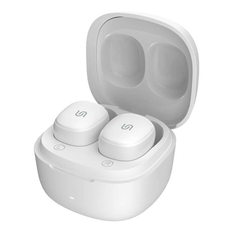 Porodo Matrix True Wireless Earbuds - Deep Bass and Touch Control   - White - In-Ear