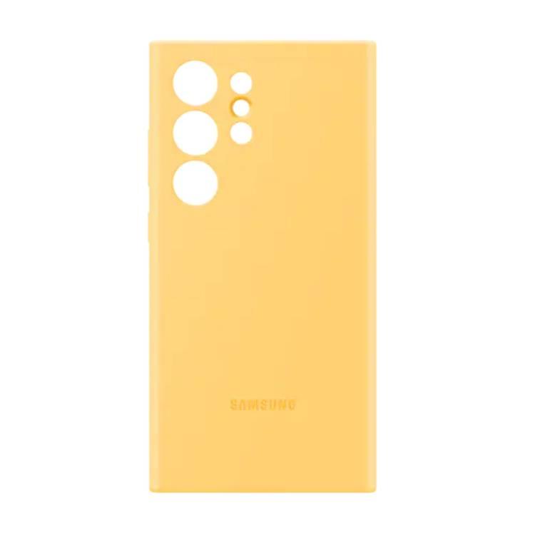 Samsung Galaxy S24 Ultra Silicone Case - Yellow