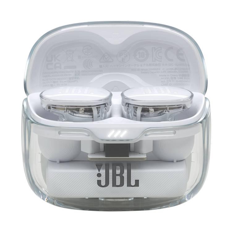 سماعات JBL Tune Buds اللاسلكية الحقيقية داخل الأذن مع ميكروفون، وقت عمل 48 ساعة، بلوتوث 5.3، إلغاء الضوضاء، مقاومة للماء والغبار - أبيض شبحي