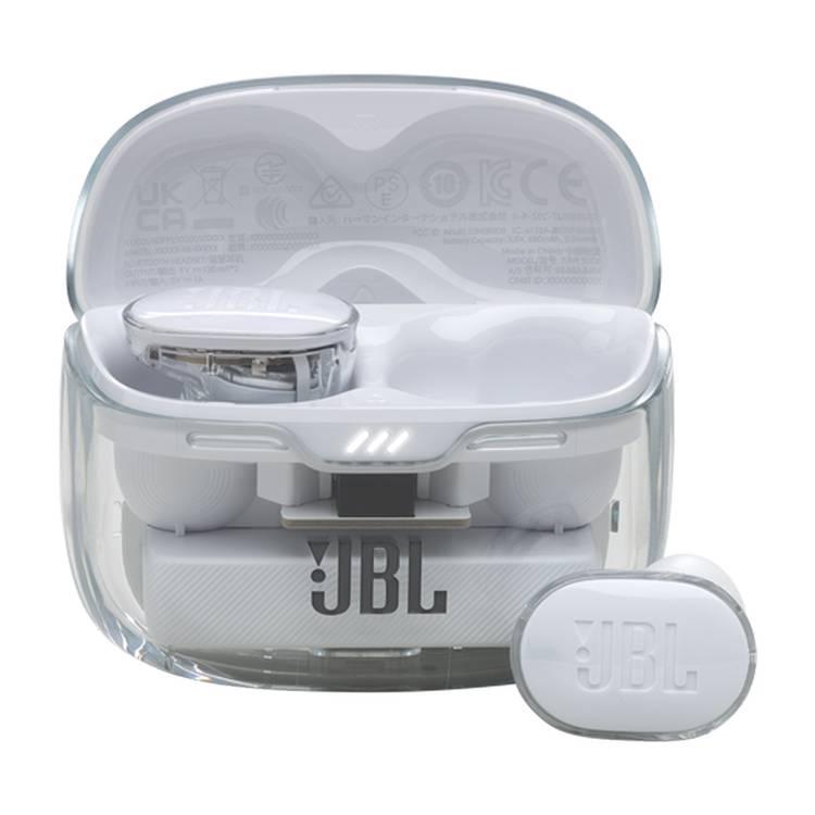 سماعات JBL Tune Buds اللاسلكية الحقيقية داخل الأذن مع ميكروفون، وقت عمل 48 ساعة، بلوتوث 5.3، إلغاء الضوضاء، مقاومة للماء والغبار - أبيض شبحي