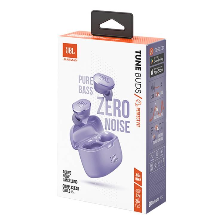 JBL Tune Buds True Wireless Earbuds In-Ear with Mic, 48h Working Time, Bluetooth 5.3, ANC, Water and Dust Resistant - Purple