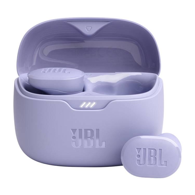 سماعات JBL Tune Buds اللاسلكية الحقيقية داخل الأذن مع ميكروفون، وقت عمل 48 ساعة، بلوتوث 5.3، إلغاء الضوضاء، مقاومة للماء والغبار - أرجواني