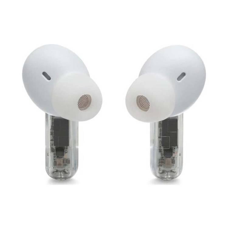 JBL Tune Beam True Wireless Earbuds  In-Ear with Mic - Ghost White