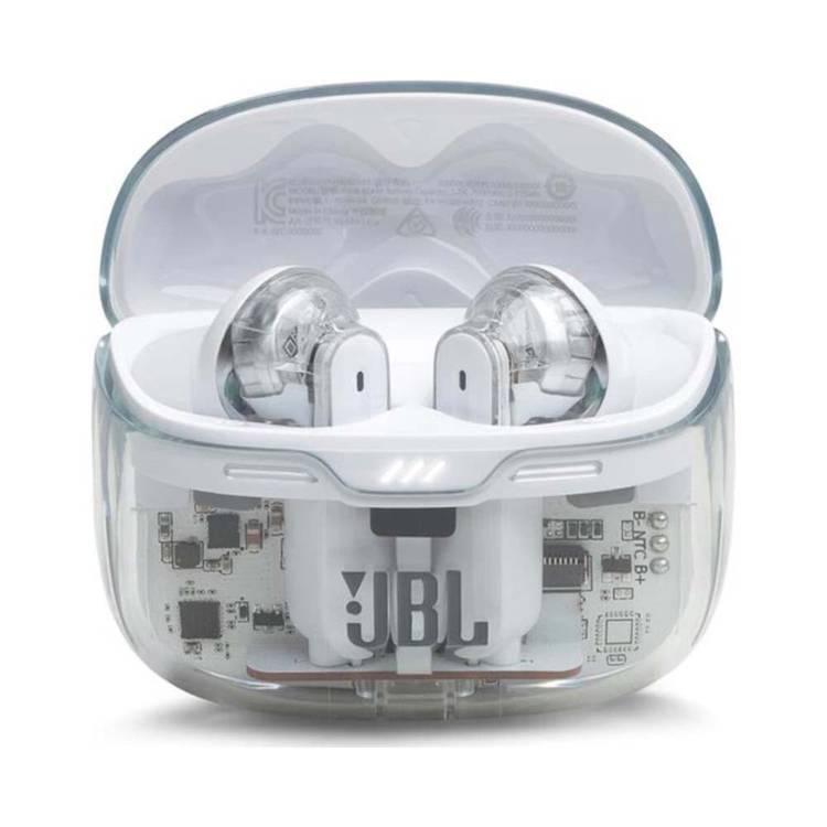 JBL Tune Beam True Wireless Earbuds  In-Ear with Mic - Ghost White