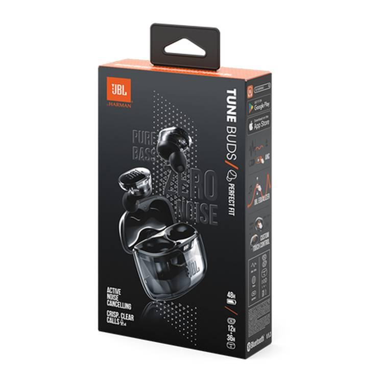 JBL Tune Buds True Wireless Earbuds In-Ear with Mic, 48h Working Time, Bluetooth 5.3, ANC, Water and Dust Resistant - Ghost Black