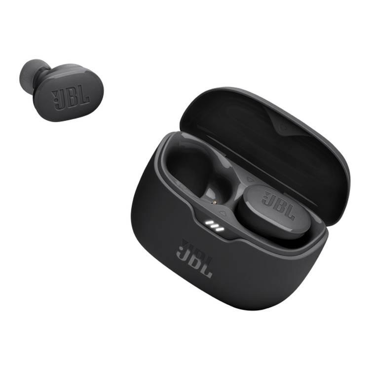 سماعات JBL Tune Buds اللاسلكية الحقيقية داخل الأذن مع ميكروفون، وقت عمل 48 ساعة، بلوتوث 5.3، إلغاء الضوضاء، مقاومة للماء والغبار - أسود