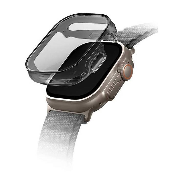 حافظة Uniq Garde Hybrid مع حماية شاشة لساعة Apple Watch Ultra - رمادي