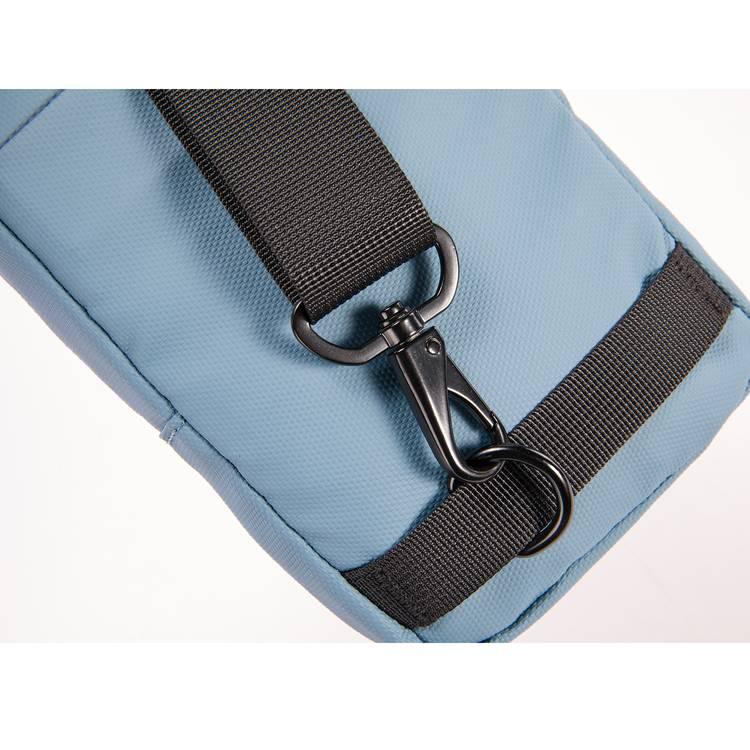 Porodo Lifestyle Cross Body Sling Bag Dual Design - Black / Blue