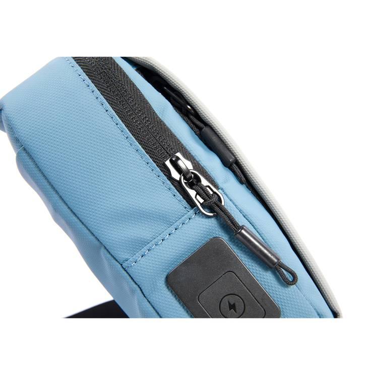 Porodo Lifestyle Cross Body Sling Bag Dual Design - Black / Blue