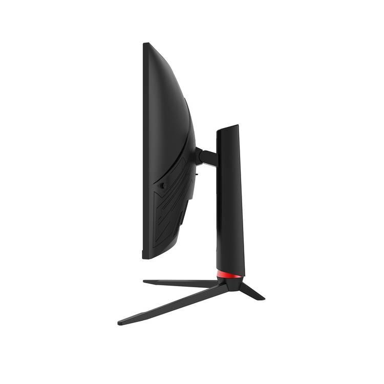 Porodo Gaming 27" 240Hz Curved Gaming Monitor Adjustable Rotating Stand - Black - 27 Inch