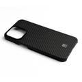 Levelo Sergei Ultra Slim Case - Aramid Fiber-iPhone 15 Pro Max  - Black