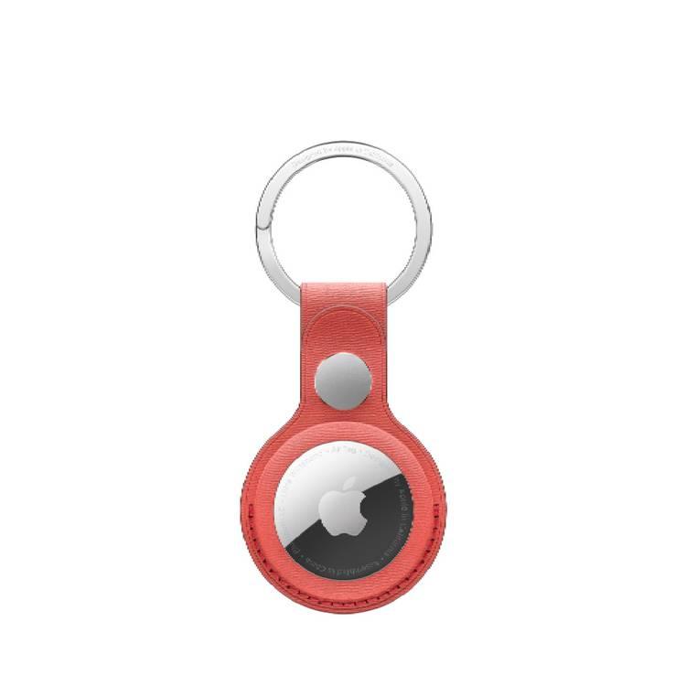 Apple AirTag FineWoven Key Ring - Coral