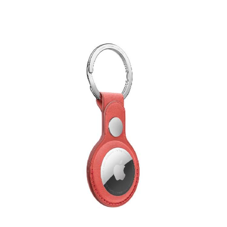 Apple AirTag FineWoven Key Ring - Coral