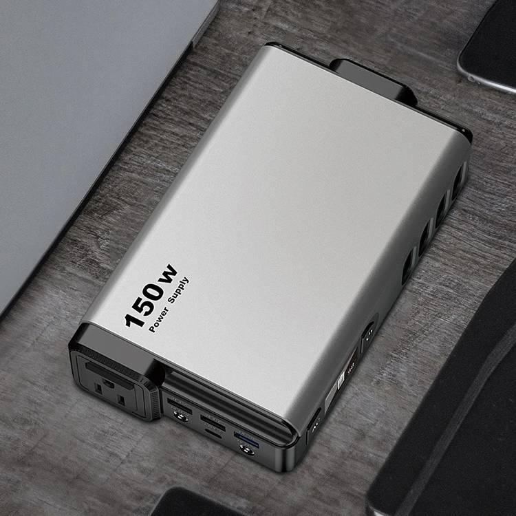  Powerology Mini Power Station with AC Output 150W 32000mAh PD 100W - Gray