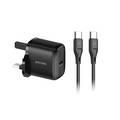 Porodo USB-C Power Delivery 20W Quick Charger - Black