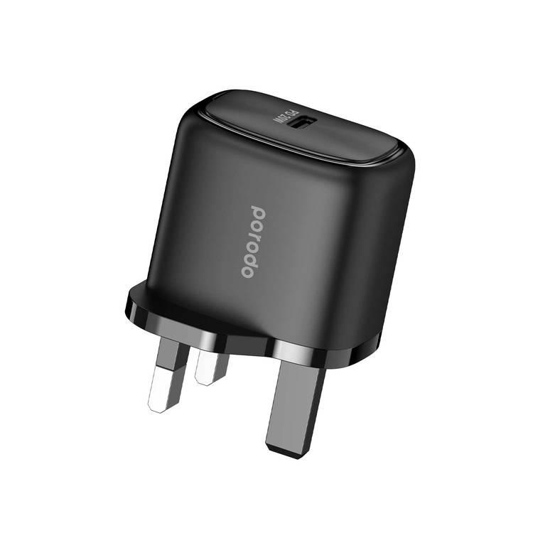 Porodo USB-C Power Delivery 20W Quick Charger - Black