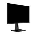 Powerology 27" 4K UHD Office Monitor Adjustable Rotating Stand with RGB Light, HDR Enhanced Visual Contrast, AMD Free Sync - Black