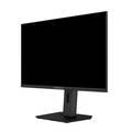 Powerology 27" 4K UHD Office Monitor Adjustable Rotating Stand with RGB Light, HDR Enhanced Visual Contrast, AMD Free Sync - Black