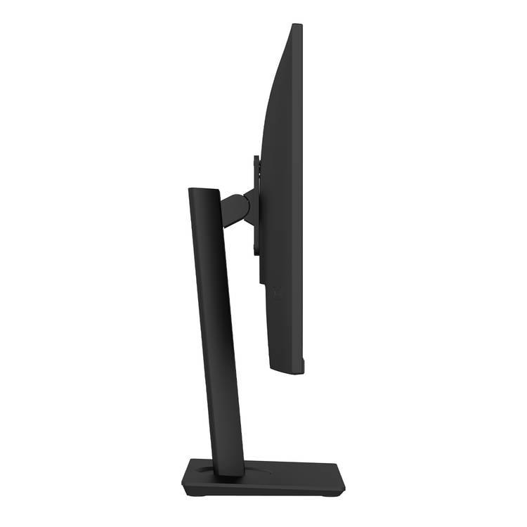 Powerology 27" 4K UHD Office Monitor Adjustable Rotating Stand with RGB Light, HDR Enhanced Visual Contrast, AMD Free Sync - Black