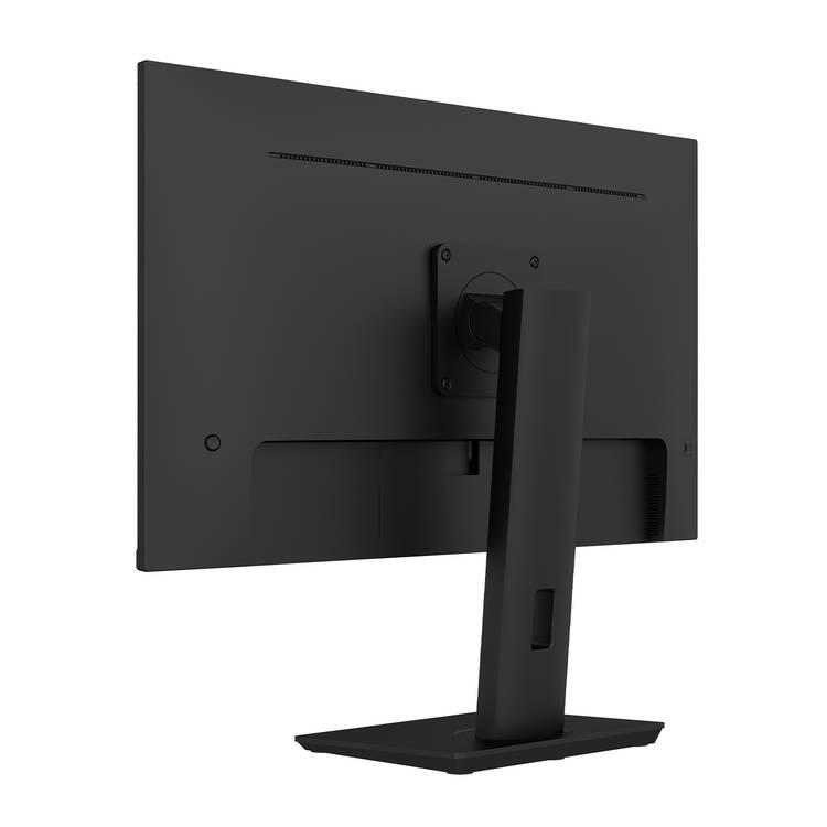 Powerology 27" 4K UHD Office Monitor Adjustable Rotating Stand with RGB Light, HDR Enhanced Visual Contrast, AMD Free Sync - Black