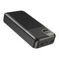 Porodo Blue 20000 mAh 22.5W Power Delivery,  Quick Charge 3.0, Dual USB Output Power Bank - Black