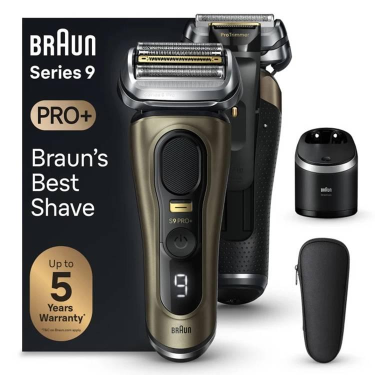 Braun Series 9 Pro+ 9569cc Wet & Dry shaver - Black / Brass