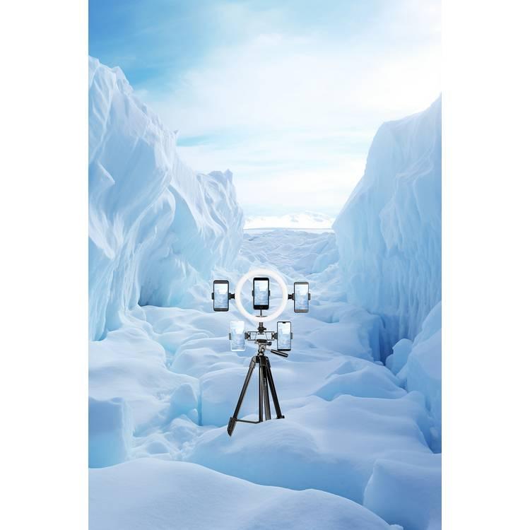 Porodo Professional Gimbal Tripod With Phone Mount - Black