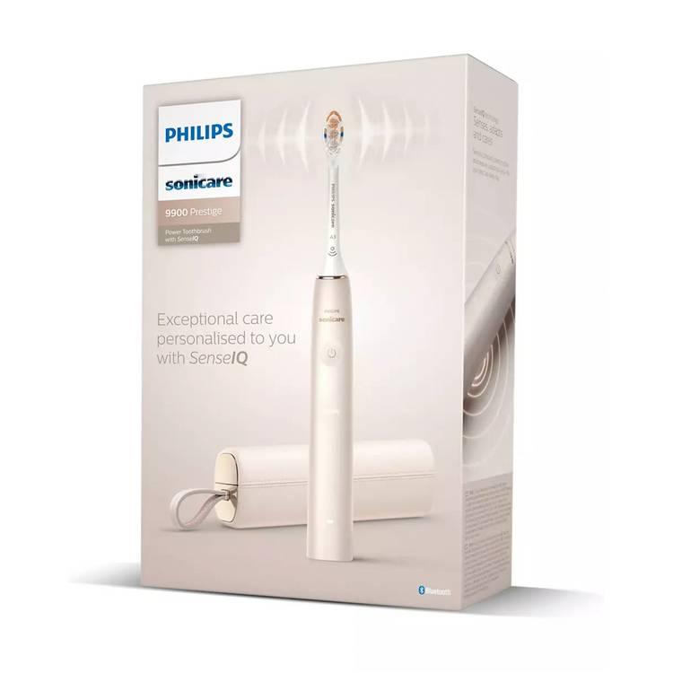 Philips Sonicare Diamond Clean 9900 Prestige Electric toothbrush with SenseIQ - Champagne