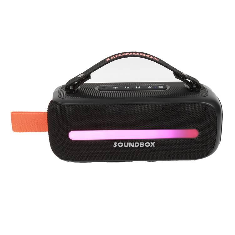 Porodo Soundtec 14W Speaker with Wireless Microphone  - Black