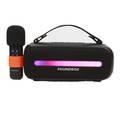 Porodo Soundtec 14W Speaker with Wireless Microphone  - Black