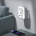 Porodo 3in1 Multi-type Socket with AC USB-A / Type-C UK  - White