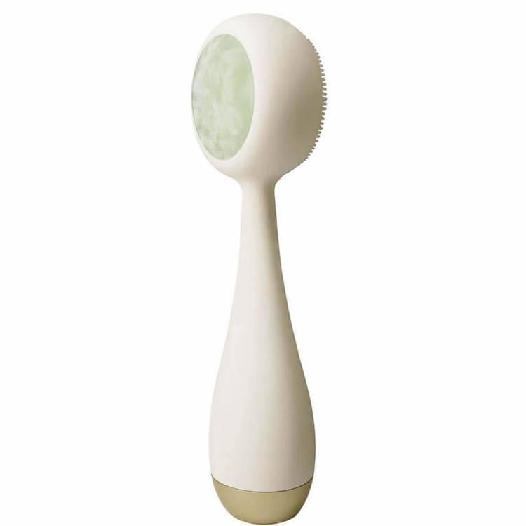 PMD Clean Pro Jade Smart Skin Cleansing Brush - Cream With Green Jade