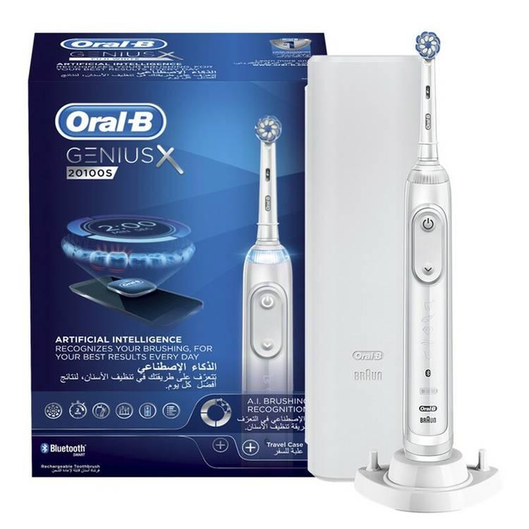 Oral-B Genius X 20100S Electric Rechargeable Toothbrush - White