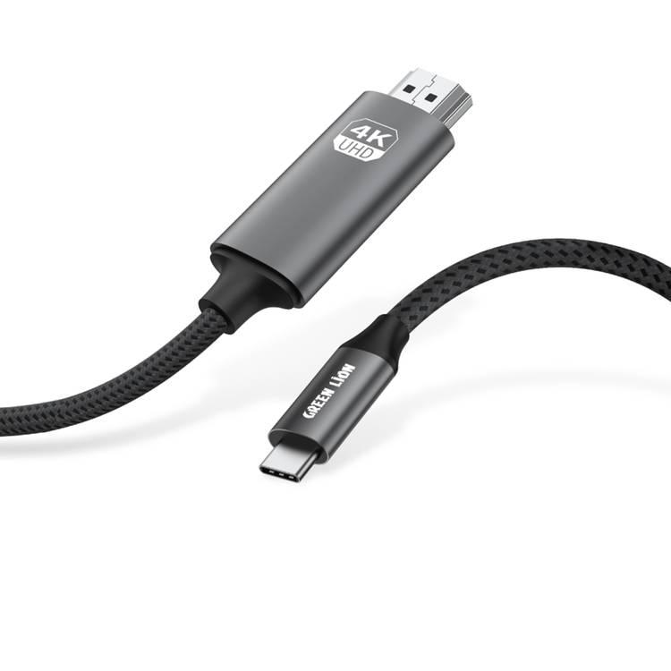 Green Lion 4K USB-C to HDMI Cable - Black - 2M