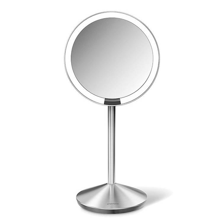 Simplehuman Sensor-Lighted Makeup/Vanity Mirror with Case - Silver