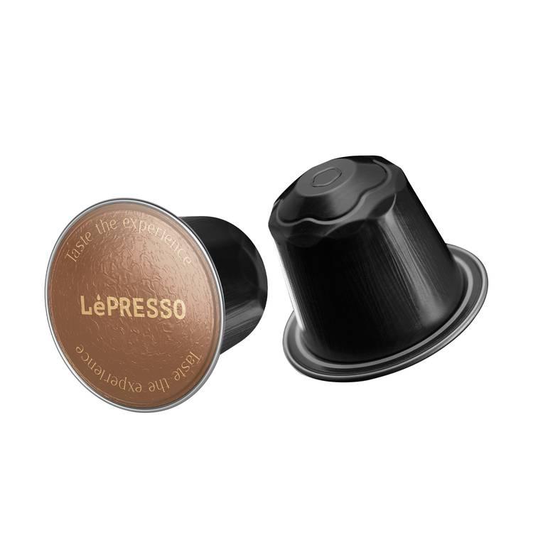 LePresso Aluminum Capsules for Nespresso 100% Arabica  - Black