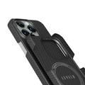 Levelo Sergei Aramid Fiber Case For iPhone 15 Pro - Black