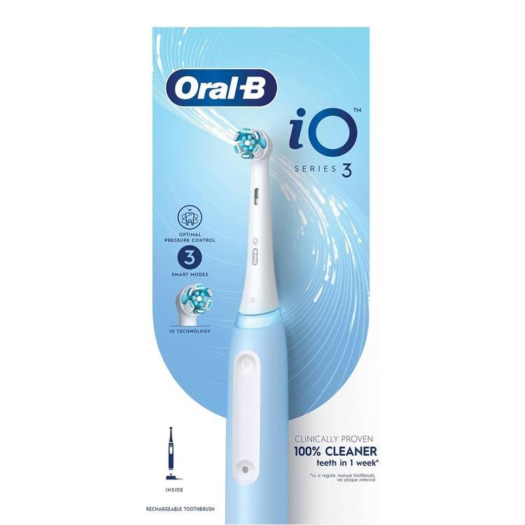 Oral B iO Series 3 Rechargeable Electric Toothbrush - Blue