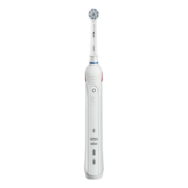 Oral-B Smart 4 4000N Rechargeable Tooth Brush With Bluetooth Connectivity - White