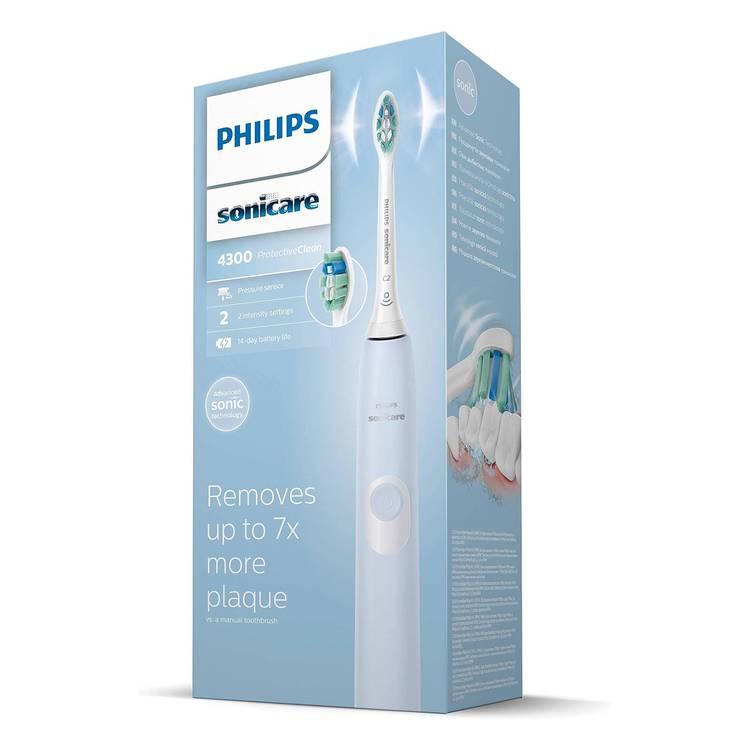 Philips Sonicare ProtectiveClean 4300 Sonic Electric Toothbrush-HX6803/26 - Blue