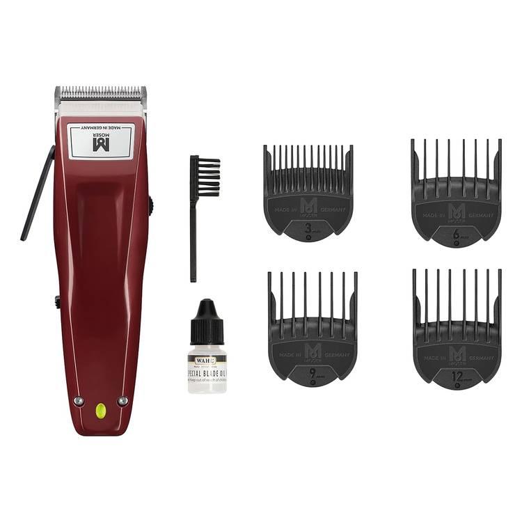 Moser 1400 Professional Cord/Cordless Clipper For Hair & Beard - Burgundy