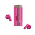 Green Lion Lipstick True Wireless Earbuds with Stereo System - Pink