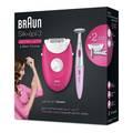 Braun Silk-Epil 3420 Epilator with Massage Rollers - Pink