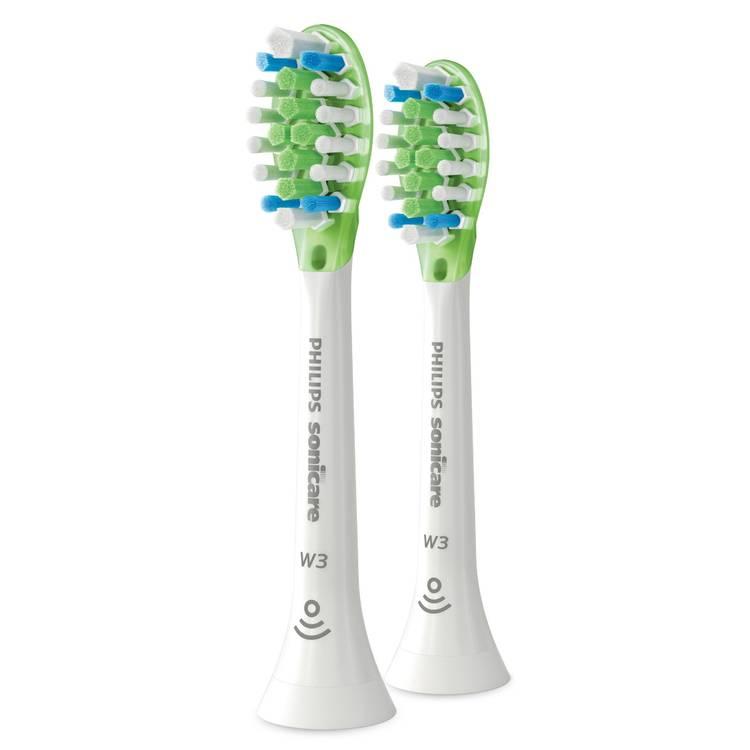 Philips Sonicare W3 Premium Standard Toothbrush Heads - White