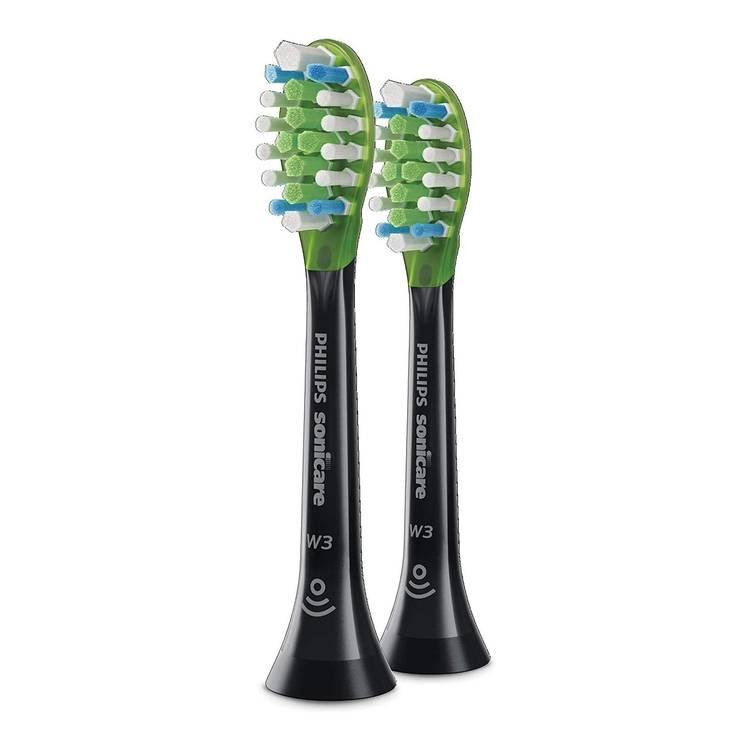 Philips Sonicare W3 Premium Standard Toothbrush Heads - Black