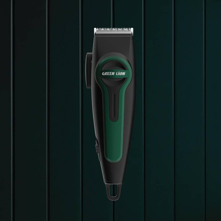 Green Lion Professional Stainless Steel Hair Clipper - Black