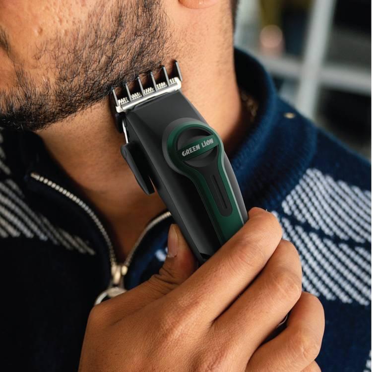 Green Lion Professional Stainless Steel Hair Clipper - Black